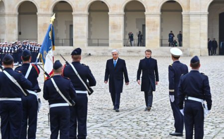 Во Франции прошла торжественная церемония встречи Президента Казахстана