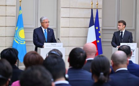 Президенты Казахстана и Франции подписали декларацию