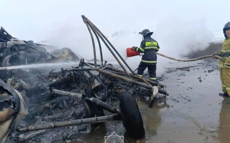 Пострадавших при жесткой посадке вертолета в Актюбинской области доставили в больницу