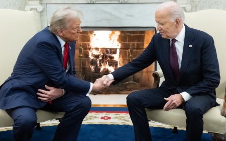 Дональд Трамп и Джо Байден провели встречу в Белом доме