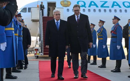 Касым-Жомарт Токаев прибыл в Сербию