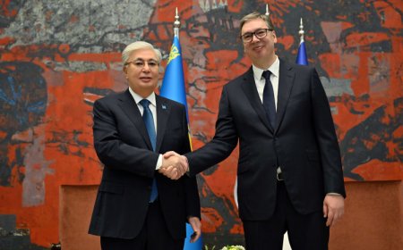 Президенты Казахстана и Сербии провели переговоры в узком формате