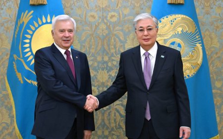 Президент Касым-Жомарт Токаев принял акционера ПАО «Лукойл» Вагита Алекперова