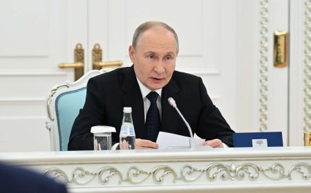Президент России Владимир Путин выразил благодарность Касым-Жомарту Токаеву за теплый прием на казахской земле