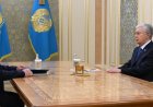 Глава государства принял председателя Комитета национальной безопасности Ермека Сагимбаева