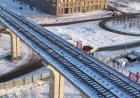 Астанада LRT-ның алғашқы рельсі төселді