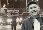 Астанада көшеге «Шерзат үшін» деген жазу ұстап шыққан азаматты полиция ұстап алып кетті