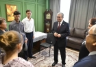 Мемлекет басшысы Кемел Тоқаев атындағы орта мектепке барды