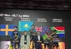 На чемпионате мира по ММА казахстанцы завоевали пять золотых медалей