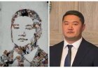 Активисты выложили из мусора портрет замакима Есильского района в Астане
