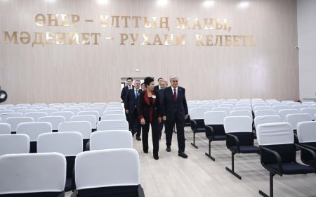 Тоқаев Қаратал ауданындағы әлеуметтік нысандармен танысты