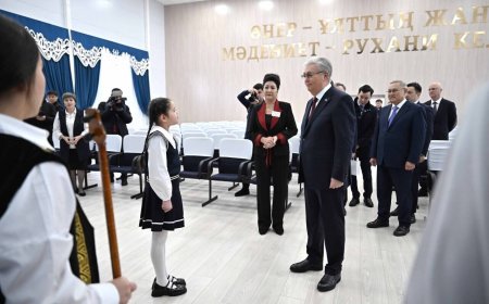 Президент Токаев ознакомился с новыми социальными объектами в Жетысуской области