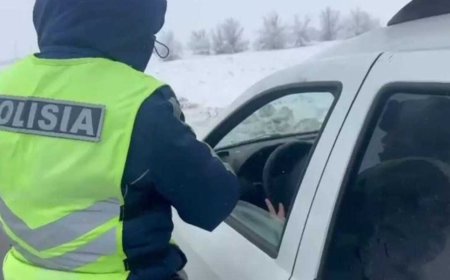 Ақмола облысында ауа райының қолайсыздығынан 1 500-ден астам көлік жолда қалды