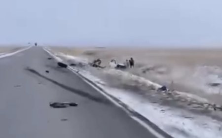 Три человека погибли в ДТП на трассе в Костанайской области