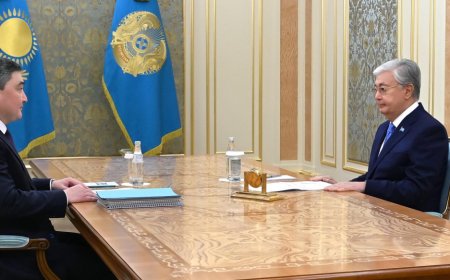 Глава государства принял Премьер-министра Олжаса Бектенова