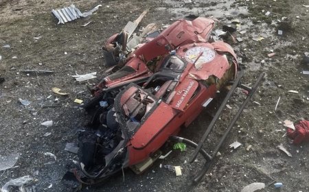 Медицинский вертолёт в Турции врезался в больницу: есть погибшие