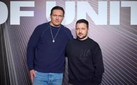 Зеленский боксшы Усиктің жеңісі туралы: Украиналықтар оңайлықпен берілмейді