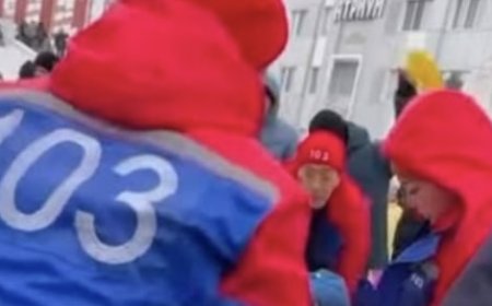 Шестеро детей пострадали на ледяной горке в Костанае