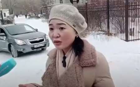 «Бас сүйегі сынған»: Семейде әкімдіктің шыршасын безендіріп жүріп жарақат алған мұғалімнің әйелі сұхбат берді (ВИДЕО)