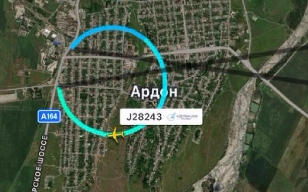 Ақырғы рейс: Бакуден Грозныйға бет алған ұшақ Осетияға не үшін барған?