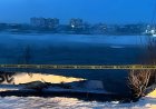 В Семее автомобиль упал в Иртыш, один человек погиб