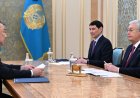 Глава государства принял главу КТЖ Нурлана Сауранбаева