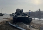 Алматы облысында танк аударылып, полиция көлігін соғып кетті (ФОТО)