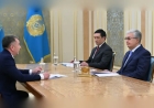 Глава государства принял Министра юстиции Ерлана Сарсембаева