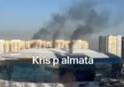 «Almaty Arena» мұз сарайынан өрт шықты (ВИДЕО)
