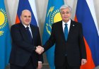 Президент Касым-Жомарт Токаев провел встречу с Председателем Правительства Российской Федерации Михаилом Мишустиным