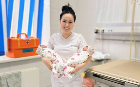 2025 жылдың бірінші күні елімізде 9 егіз дүниеге келді