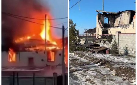 Талдықорғанда үй өртенді: Отағасы мерт болды, әйел мен 4 бала жансақтау бөлімінде жатыр