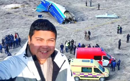 Ақтаудағы ұшақ апатын түсіргені үшін қамалған блогер бостандыққа шықты