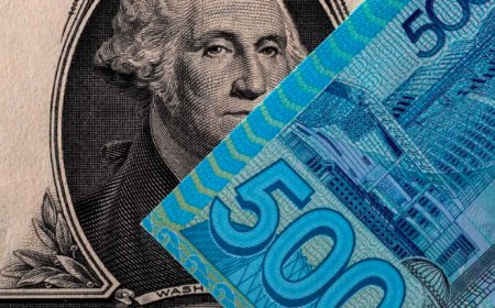 Курс тенге на KASE впервые пробил отметку в 530 за доллар
