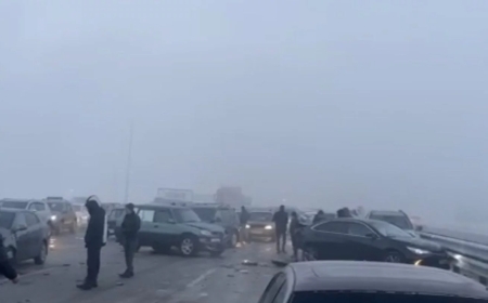 «Алматы-Өскемен» жолында 18 көлік соқтығысқан жол апаты болды