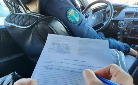 Елімізде көлігін 5 минуттан артық қыздыру бойынша алғашқы айыппұл салынды