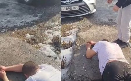 Әділетсіздікке ұшыраған тұрғын Бас прокуратураның алдында өз-өзін өртеп жіберді (ВИДЕО)