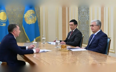 Глава государства принял Министра юстиции Ерлана Сарсембаева