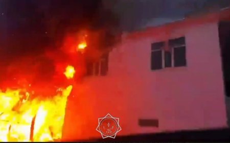 Пожар в парке аттракционов потушили в Шымкенте