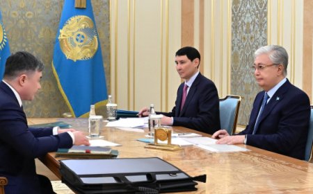 Президент Касым-Жомарт Токаев принял председателя Национального банка Тимура Сулейменова