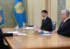 Глава государства принял председателя АРРФР Мадину Абылкасымову