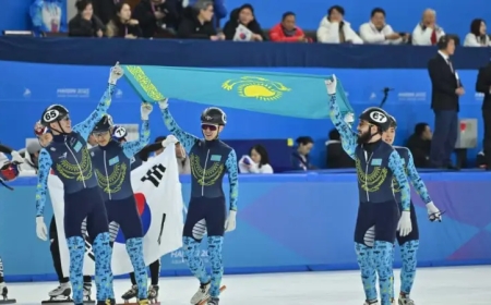 Команда Казахстана завоевала первую золотую медаль на зимних Азиатских играх