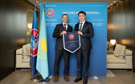 Казахстан может принять крупный европейский турнир – КФФ и УЕФА обсудили перспективы