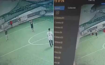 Астанада футбол алаңында жас жігітті қақпа басып қалып, көз жұмды