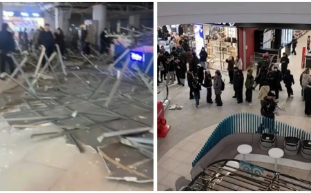 Екібастұзда сауда үйінің төбесі опырылып, үш бала зардап шекті