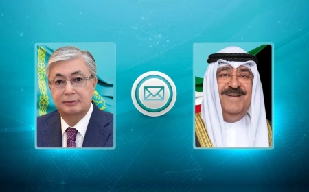 Президент Кувейт Әміріне құттықтау жеделхатын жолдады