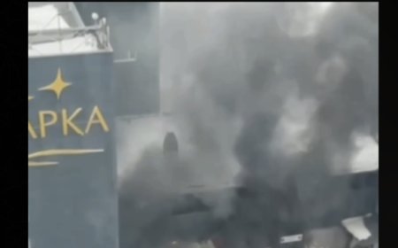 Астанада «Сарыарқа» сауда орталығы өртенді