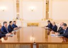 Олжас Бектенов посетил Баку с официальным визитом