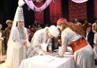 Астанада Музыкалық жас көрермен театрында табысқан он алтыншы жұп шаңырақ көтерді