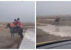 Жетісуда жедел жәрдем қызметкерлері науқастарға атпен баруға мәжбүр